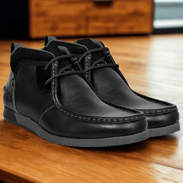 Black_Leather_Formal_Lace-Up_Chuckka_Boots_For_Men