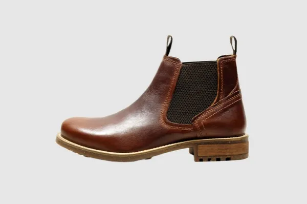 Brown_Genuine_Leather_Men's_Chelsea_Boots_For_Casual_Wear