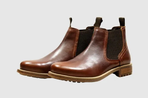 Brown_Genuine_Leather_Men's_Chelsea_Boots_For_Casual_Wear