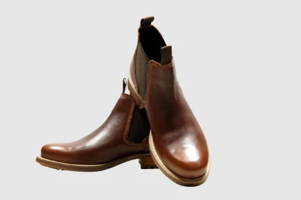 Brown_Genuine_Leather_Men's_Chelsea_Boots_For_Casual_Wear