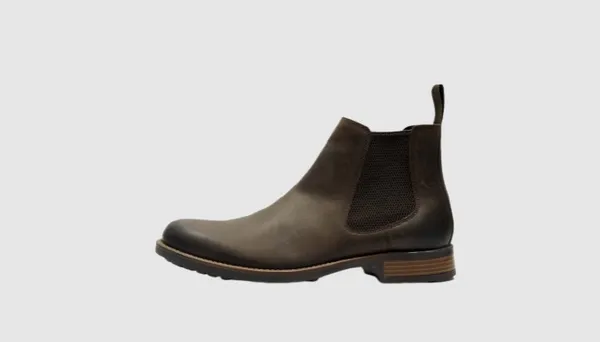 Brown_Genuine_Leather_Men's_Chelsea_Boots_For_Casual_&_Party_Wear