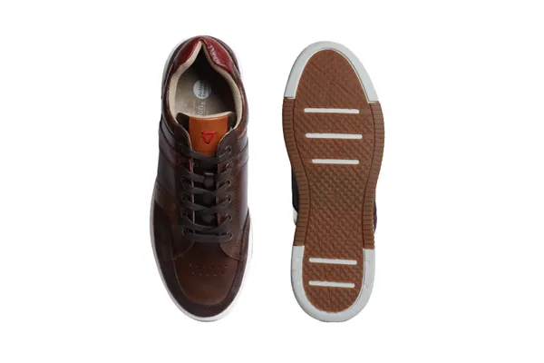 Brown_&_Red_leather_Lace-up_Sneakers_for_Men