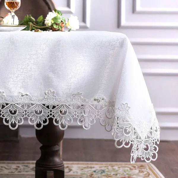 Attractive_&_Premium_Plain_Lace_Design,_10_Seater_Rectangular_Dining_Table_Cover_(Size-120"_x_60"_Inches)