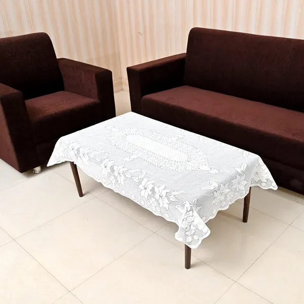 Attractive_Net_Cotton_Floral_Design_2_Seater_Center_Table_Cover_-_White_(40x60_Inches)