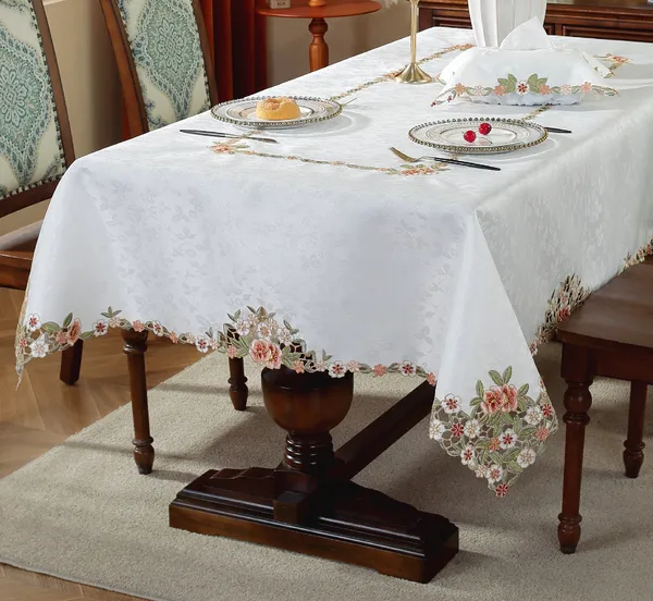 Beautiful_Satin_Leaf_Design_Rectangular,_2_Seater_Center/Coffee_Table_Cover_(Size-60"_x_40"_Inches)