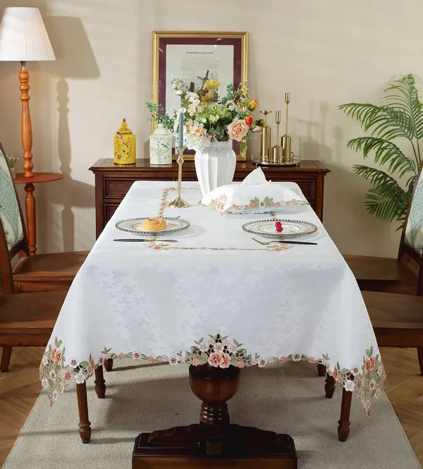 Beautiful_Satin_Leaf_Design_Rectangular,_2_Seater_Center/Coffee_Table_Cover_(Size-60"_x_40"_Inches)