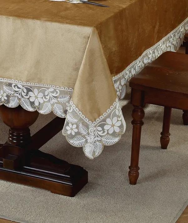 Elegant_Velvet_Lace_Embroidery_Design,_6_Seater_Rectangular_Dining_Table_Cover_(Size-90"_x_60"_Inches)