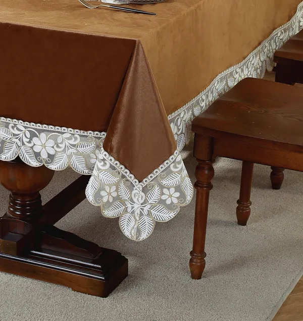 Elegant_Velvet_Lace_Embroidery_Design,_6_Seater_Rectangular_Dining_Table_Cover_(Size-90"_x_60"_Inches)