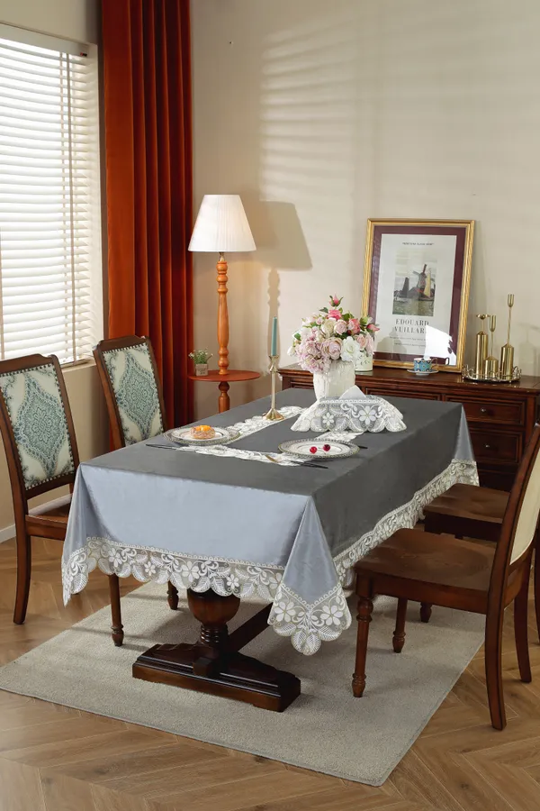 Elegant_Velvet_Lace_Embroidery_Design,_8_Seater_Rectangular_Dining_Table_Cover_(Size-108"_x_60"_Inches)