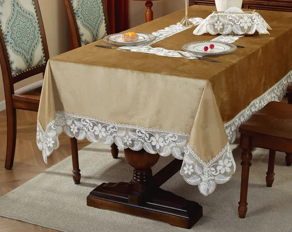 Elegant_Velvet_Lace_Embroidery_Design,_8_Seater_Rectangular_Dining_Table_Cover_(Size-108"_x_60"_Inches)
