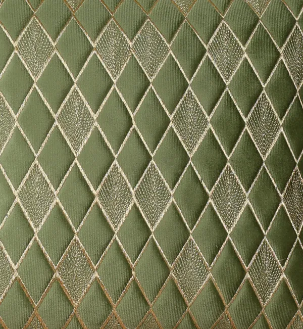 Modern_Diamond_Shaped_Golden_Thread_Embroidery_Design_Velvet_Cushion_Covers,_Pack_of_2_Piece_(12x12_inch.)_Green_Color