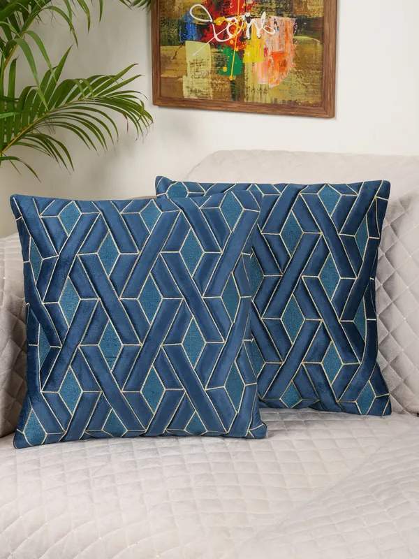 Decorative_Geaometric_EYE_Design_Velvet_Cushion_Covers,_Pack_of_2_Piece_(12x12_inch.)_Blue_Color