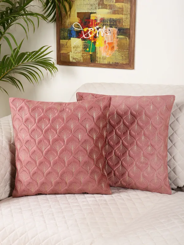Elegant_Feather_Design_Velvet_Cushion_Covers,_Pack_of_2_Piece_(12x12_inch.)_Gajari_Color