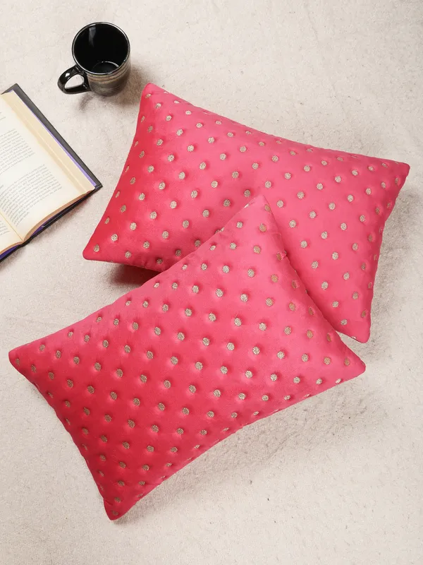 Modern_Dot_Design_Rectangular_Velvet_Cushion_Covers,_Pack_of_5_Piece_(12x18_inch.)_Rani_Color