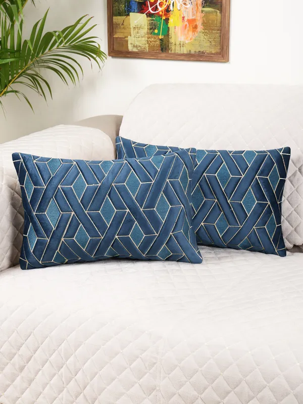 Decorative_Geaometric_EYE_Design_Rectangular_Velvet_Cushion_Covers,_Pack_of_2_Piece_(12x18_inch.)_Blue_Color