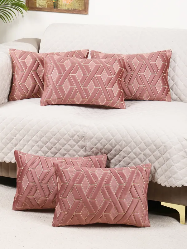 Decorative_Geaometric_EYE_Design_Rectangular_Velvet_Cushion_Covers,_Pack_of_5_Piece_(12x18_inch.)_Gajari_Color