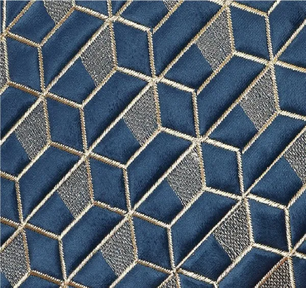 Attractive_Hexa_Design_Rectangular_Velvet_Cushion_Covers,_Pack_of_5_Piece_(12x18_inch.)_Blue_Color