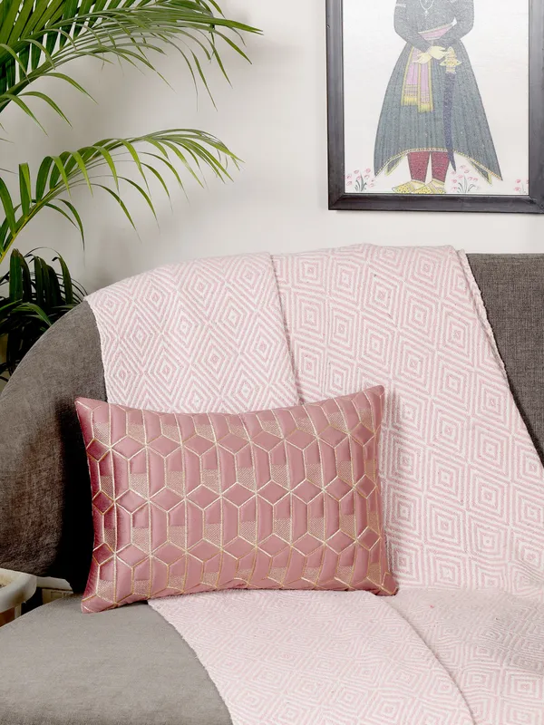 Attractive_Hexa_Design_Rectangular_Velvet_Cushion_Covers,_Pack_of_1_Piece_(12x18_inch.)_Gajari_Color