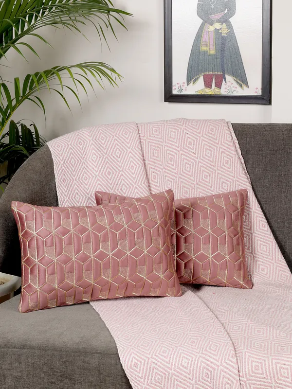 Attractive_Hexa_Design_Rectangular_Velvet_Cushion_Covers,_Pack_of_2_Piece_(12x18_inch.)_Gajari_Color