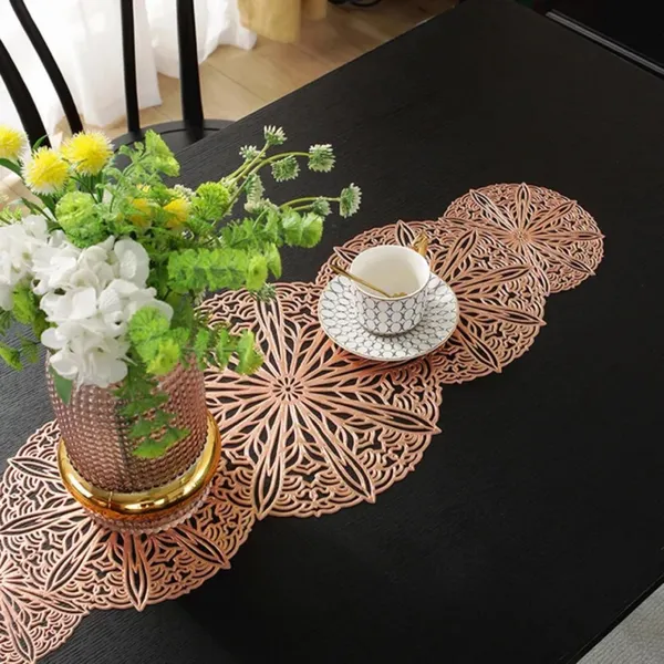Beautiful_&_Decorative_Gola_Design_Center_Table/Coffee_Table/Side_Table_Runner_(Size-33"_x_12"_Inches)_Rose_Gold_Color