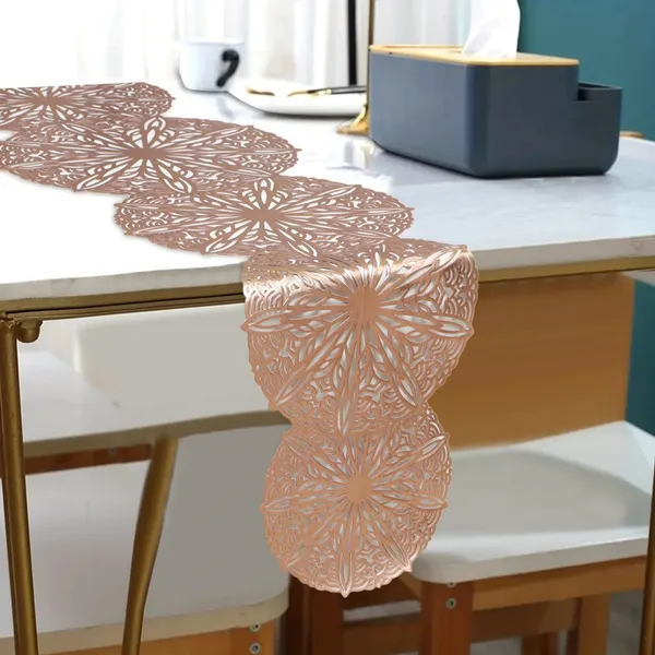 Beautiful_&_Decorative_Gola_Design_Center_Table/Coffee_Table/Side_Table_Runner_(Size-33"_x_12"_Inches)_Rose_Gold_Color