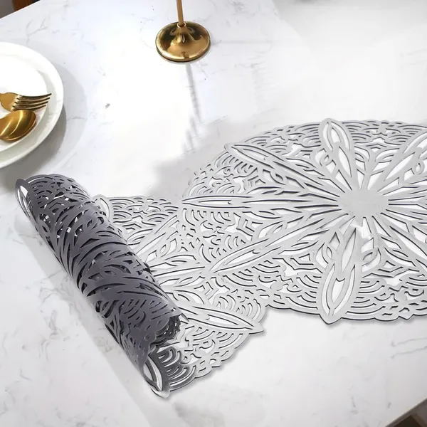 Beautiful_&_Decorative_Geometric_Design_Center_Table/Coffee_Table/Side_Table_Runner_(Size-33"_x_12"_Inches)_Silver_Color