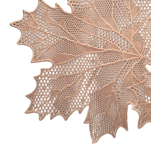 Beautiful_&_Decorative_Maple_Leaf_Design_Center_Table/Coffee_Table/Side_Table_Runner_(Size-33"_x_12"_Inches)_Rose_Gold_Color