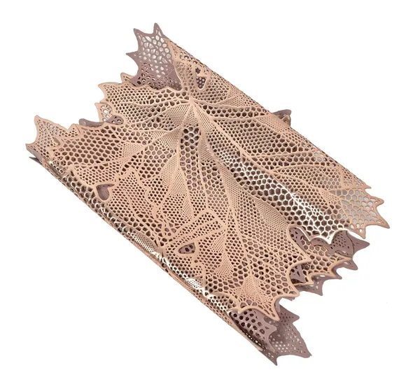 Beautiful_&_Decorative_Maple_Leaf_Design_Center_Table/Coffee_Table/Side_Table_Runner_(Size-33"_x_12"_Inches)_Rose_Gold_Color