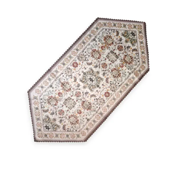 Attractive_Velvet_Printed_Floral_Design_Center/Coffee_Table_Runner_(Size-33"_x_15"_Inches)