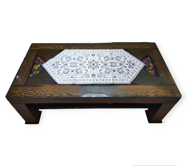 Attractive_Velvet_Printed_Floral_Design_Center/Coffee_Table_Runner_(Size-33"_x_15"_Inches)