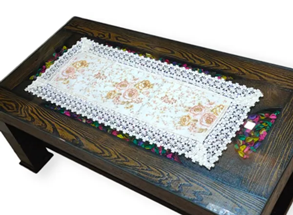 Elegant_Jute_Floral_Printed_Design_With_Lace_Border,_Center/Coffee_Table_Runner_(Size-33"_x_15"_Inches)