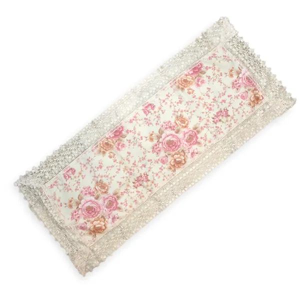 Elegant_Jute_Floral_Printed_Design_With_Lace_Border,_Center/Coffee_Table_Runner_(Size-33"_x_15"_Inches)