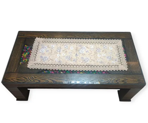 Decorative_Jute_Floral_Printed_Design_With_Lace_Border,_Center/Coffee_Table_Runner_(Size-33"_x_15"_Inches)