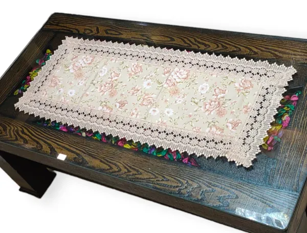 Decorative_Jute_Floral_Printed_Design_With_Lace_Border,_Center/Coffee_Table_Runner_(Size-33"_x_15"_Inches)