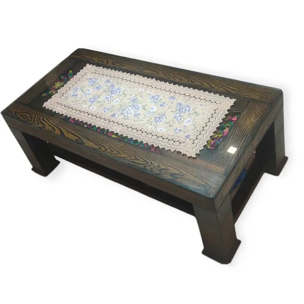 Decorative_Jute_Floral_Printed_Design_With_Lace_Border,_Center/Coffee_Table_Runner_(Size-33"_x_15"_Inches)