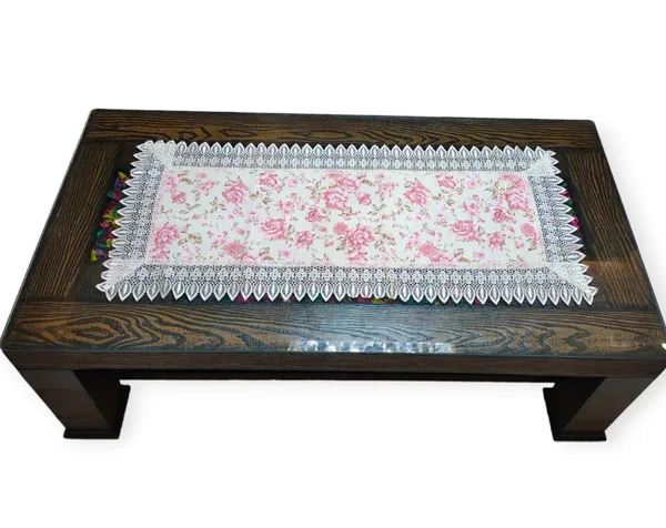 Decorative_Jute_Floral_Printed_Design_With_Lace_Border,_Center/Coffee_Table_Runner_(Size-33"_x_15"_Inches)
