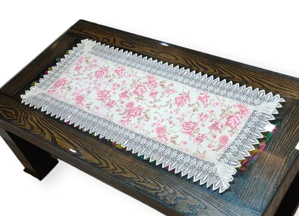 Decorative_Jute_Floral_Printed_Design_With_Lace_Border,_Center/Coffee_Table_Runner_(Size-33"_x_15"_Inches)