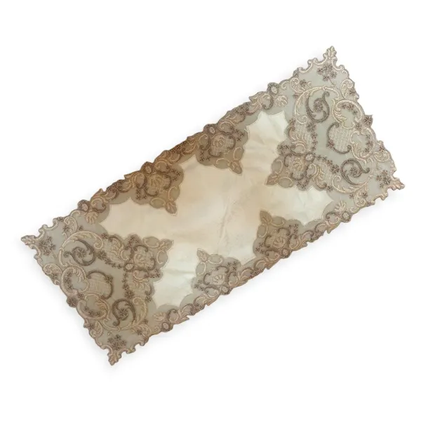Elegant_Satin_Tissue_Design_Beautiful_Center/Coffee_Table_Runner_(Size-33"_x_15"_Inches)