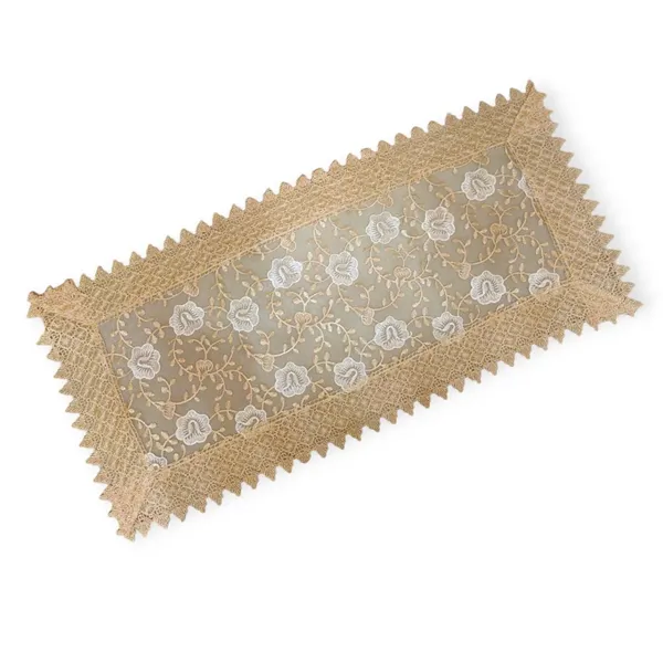 Beautiful_Tissue_Embroidery_Design_Center/Coffee_Table_Runner_(Size-33"_x_15"_Inches)