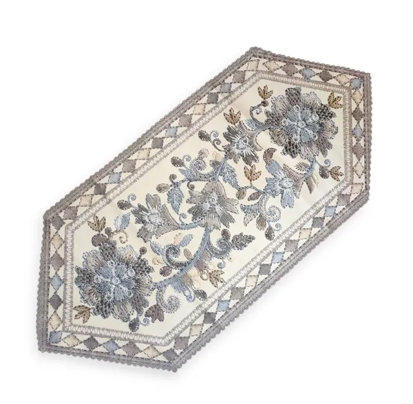 Attractive_Velvet_Printed_Floral_Design_Center/Coffee_Table_Runner_(Size-33"_x_15"_Inches)