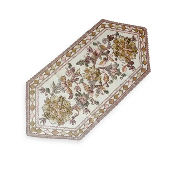 Attractive_Velvet_Printed_Floral_Design_Center/Coffee_Table_Runner_(Size-33"_x_15"_Inches)