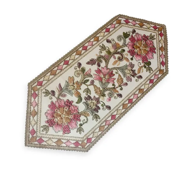 Attractive_Velvet_Printed_Floral_Design_Center/Coffee_Table_Runner_(Size-33"_x_15"_Inches)