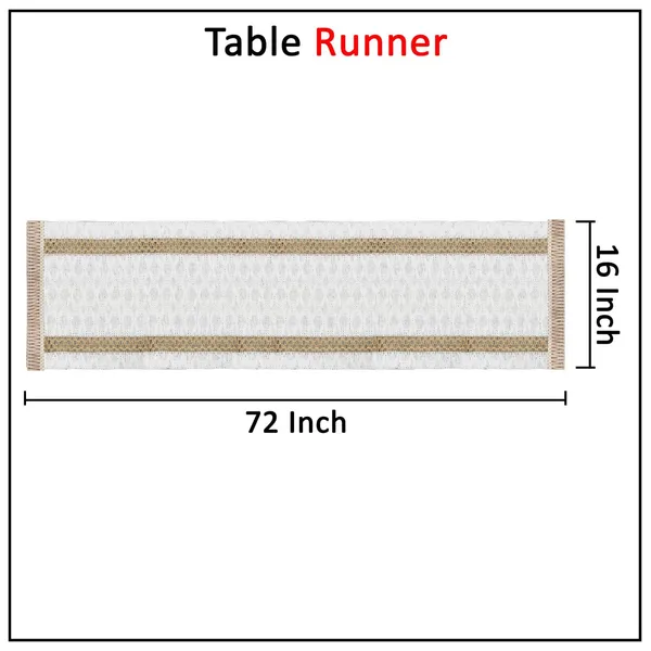 MONKDECOR_Stylish_&_Durable_Jute_Dining_Table_Runner_|_Perfect_for_Farmhouse_Interiors,_Stripe_Design,_(White,_16x72_Inch)