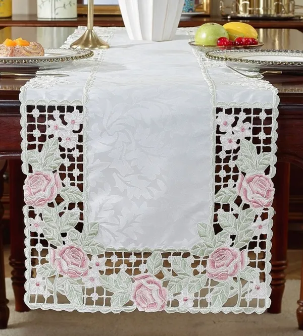 Attractive_Cutwork_Satin_Embroidery_Design_Rectangular_Dining_Table_Runner_(Size-70"_x_15"_Inches)