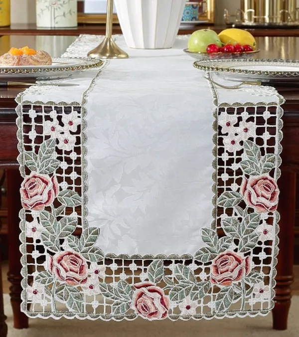 Attractive_Cutwork_Satin_Embroidery_Design_Rectangular_Dining_Table_Runner_(Size-70"_x_15"_Inches)