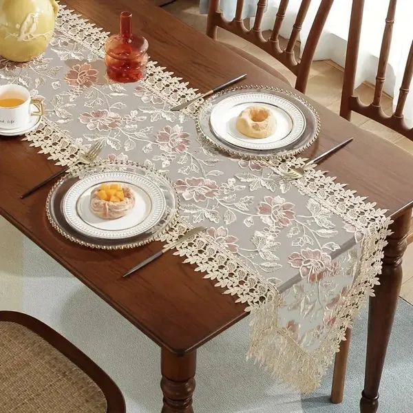 Delicate_Lace_&_Embroidery_Tissue_Table_Runner_|_Perfect_for_Festive_&_Daily_Use,_(15x70_Inch,_Pink_Flower)