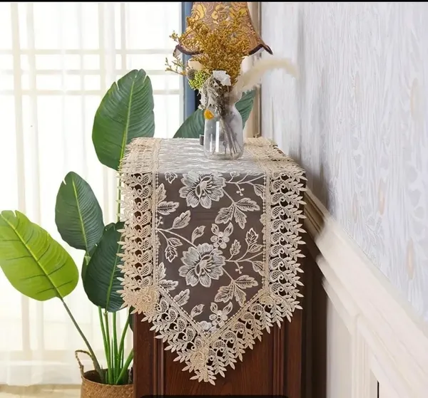 Delicate_Lace_&_Embroidery_Tissue_Table_Runner_|_Perfect_for_Festive_&_Daily_Use,_(15x70_Inch,_White_Flower)