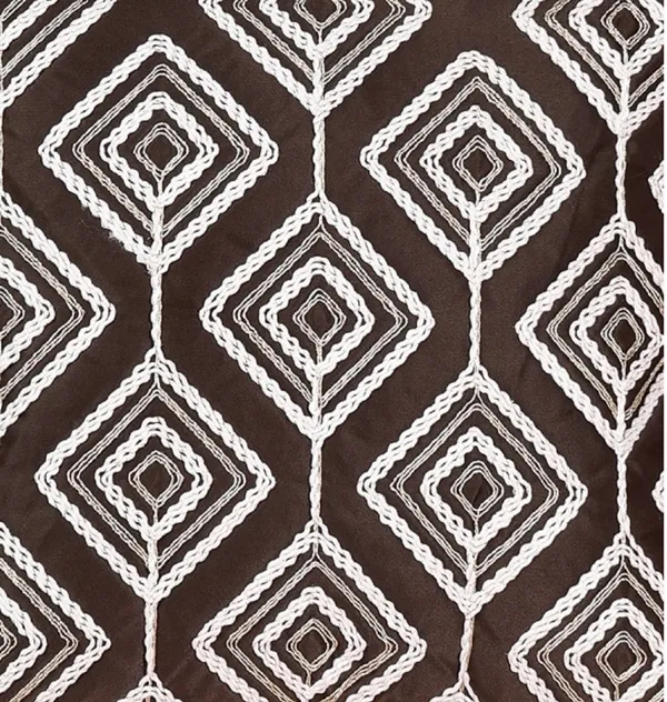 Attractive_Threadwork_Box_Design_Satin_Cushion_Covers,_Pack_of_1_Piece_(16x16_inch.)_Brown_Color