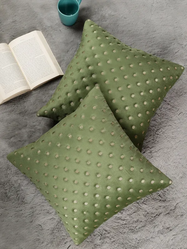 Modern_Dot_Design_Velvet_Cushion_Covers,_Pack_of_5_Piece_(16x16_inch.)_Green_Color