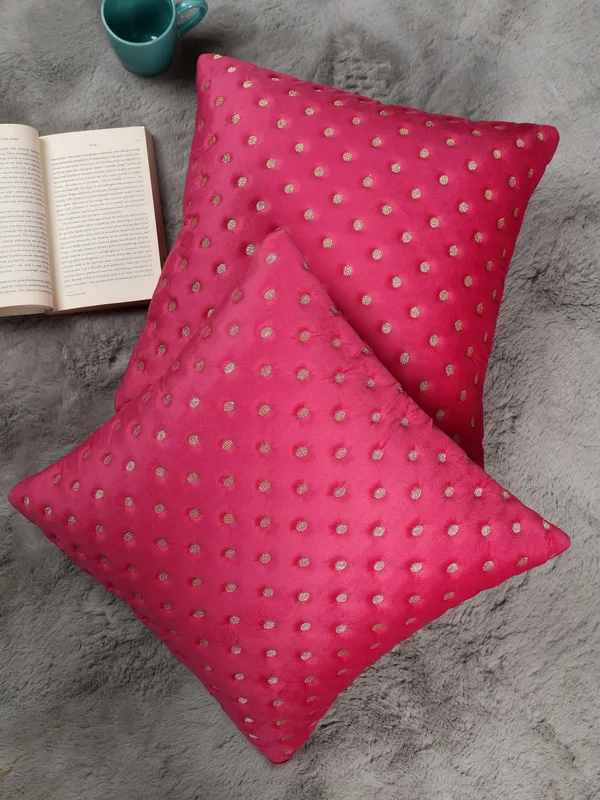 Modern_Dot_Design_Velvet_Cushion_Covers,_Pack_of_1_Piece_(16x16_inch.)_Rani_Color